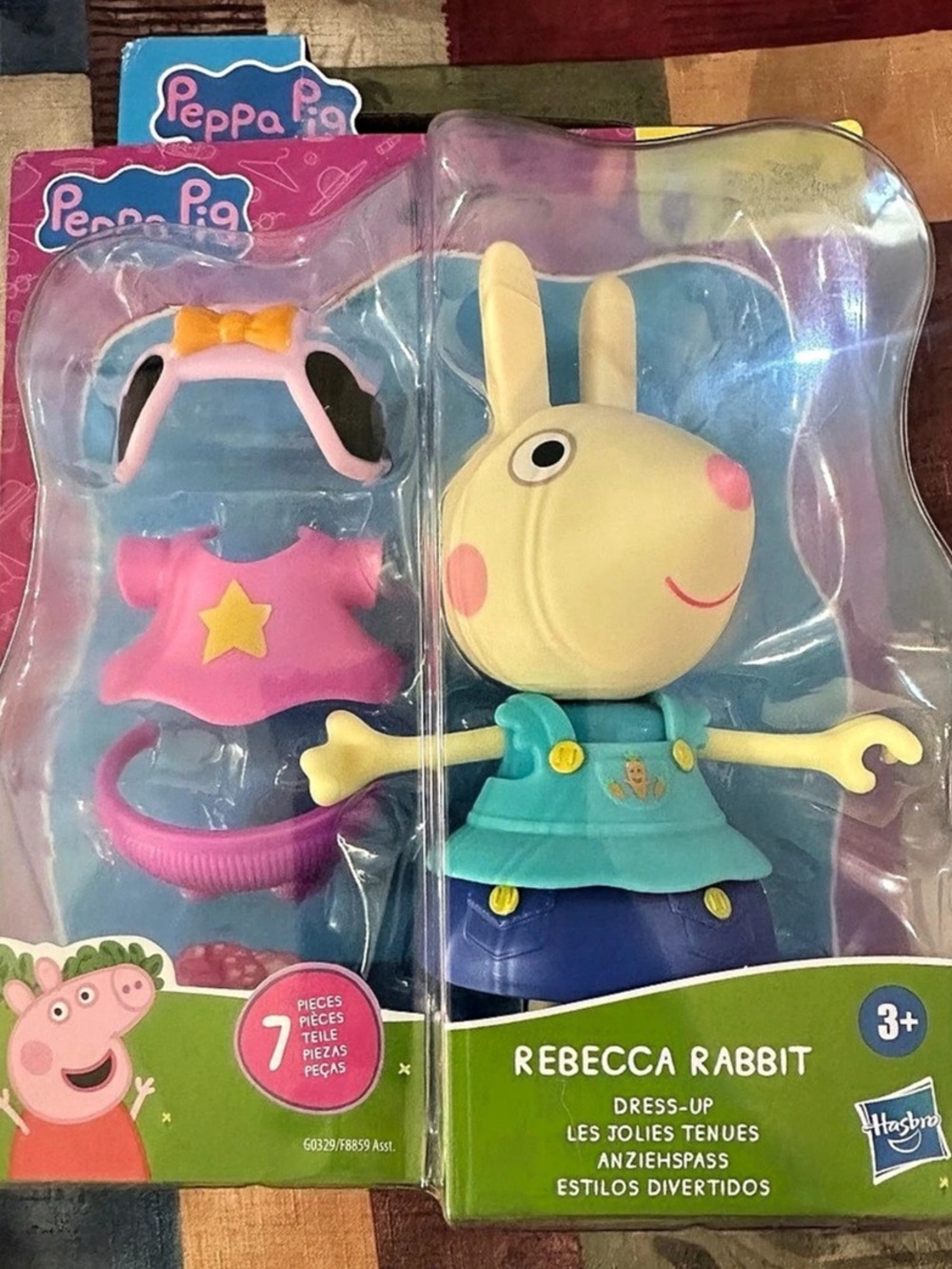Hasbro Peppa Pig Rebecca Rabbit 3-Piece Set New in Box